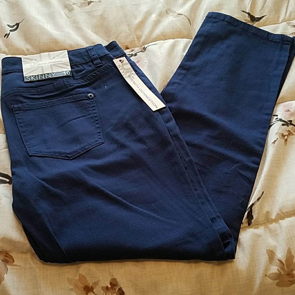 Blue Skinny Pants